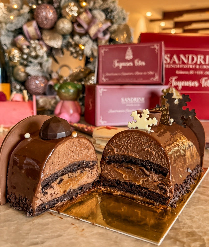 Yule log / Bûche de Noel - Caramel Caress