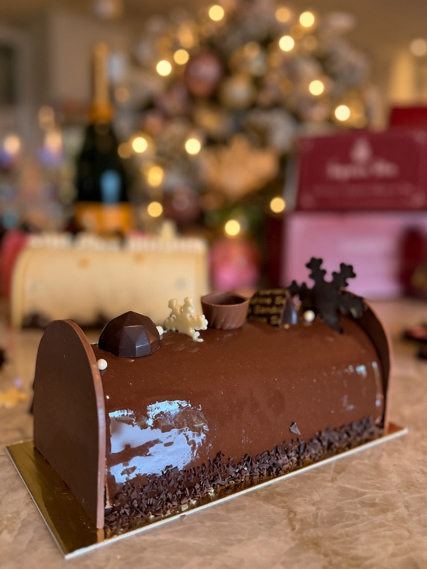 Yule log / Bûche de Noel - Caramel Caress