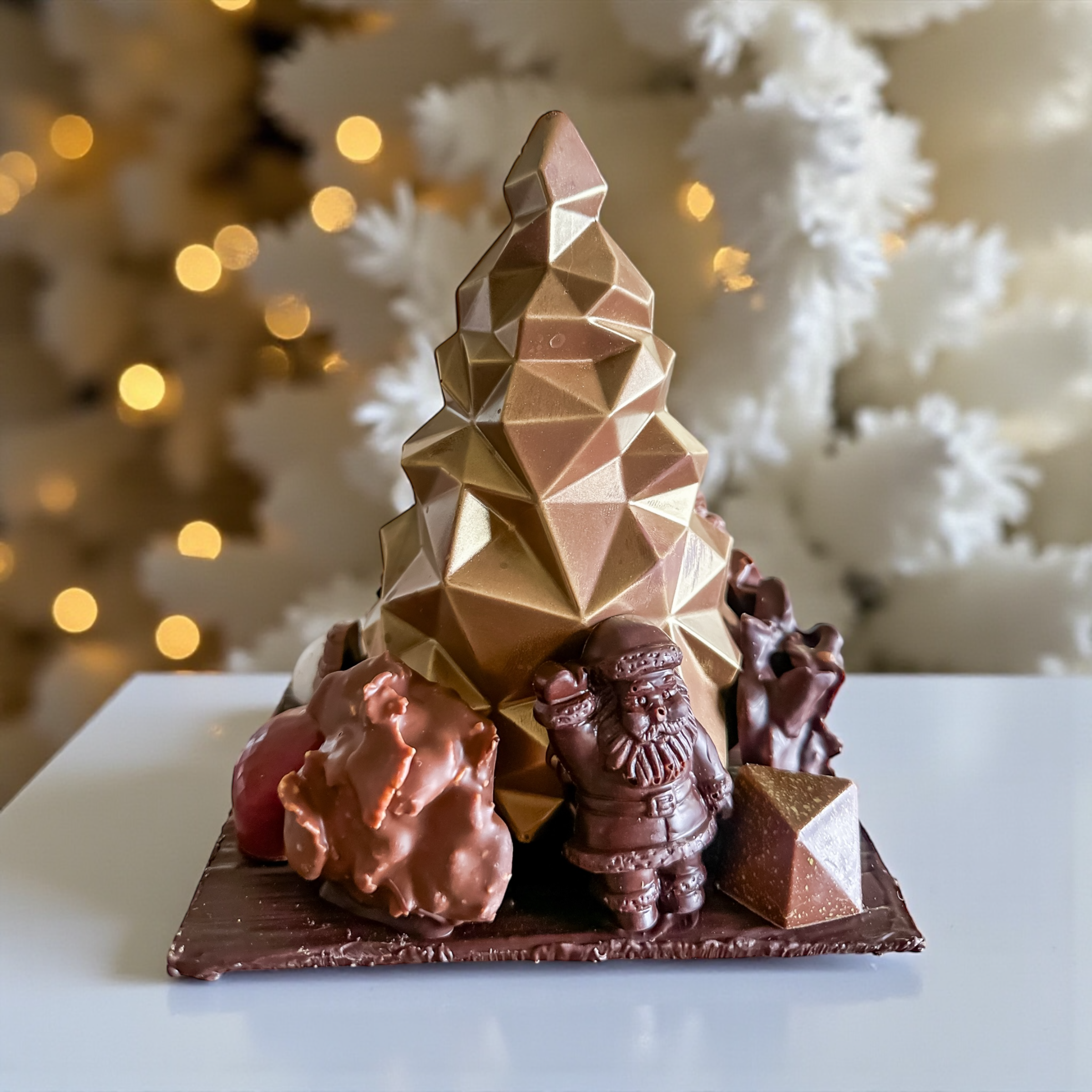 Chocolate Holiday Scene