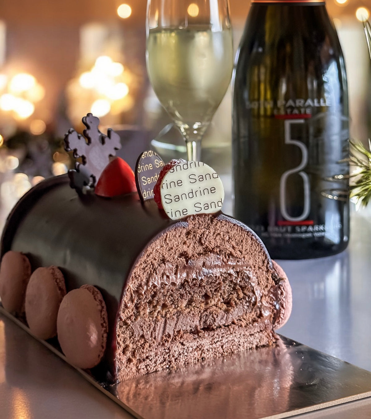 Yule log / Bûche de Noel - Chocolate Love